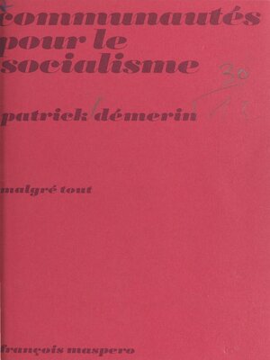 cover image of Communautés pour le socialisme
